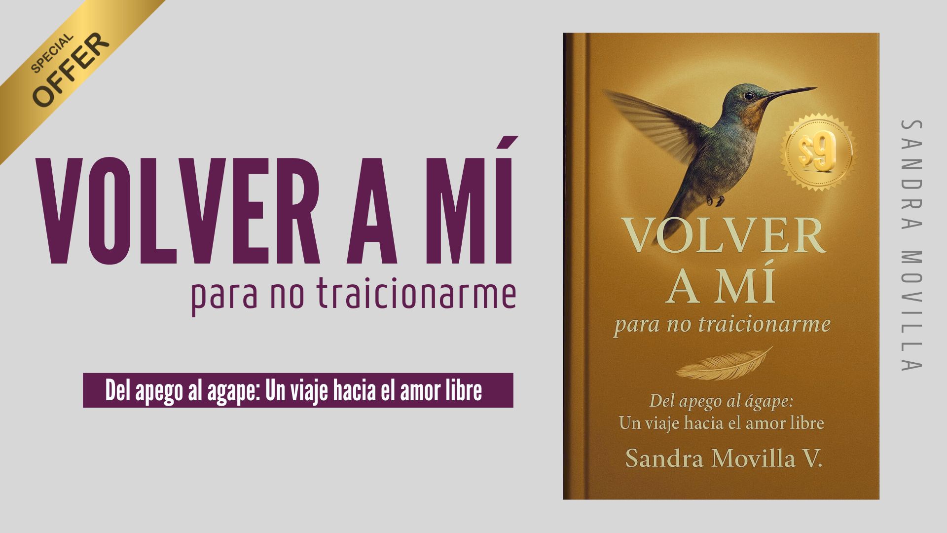 Libro: VOLVER A MI, PARA NO TRAICIONARME.